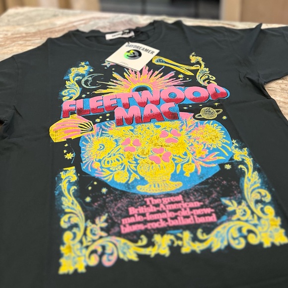 Daydreamer Fleetwood Mac Celestial Bouquet Boyfriend Tee - Picture 13 of 13